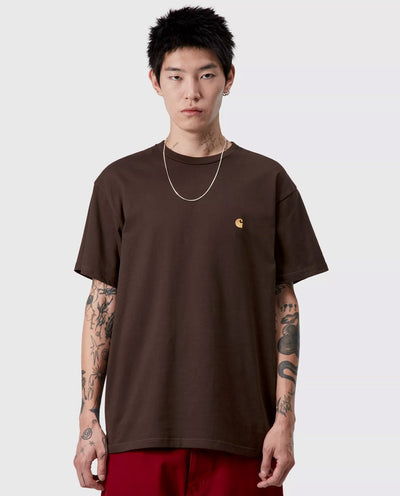 Carhartt WIP - Chase T-Shirt - Tobacco/Gold T-Shirts Carhartt