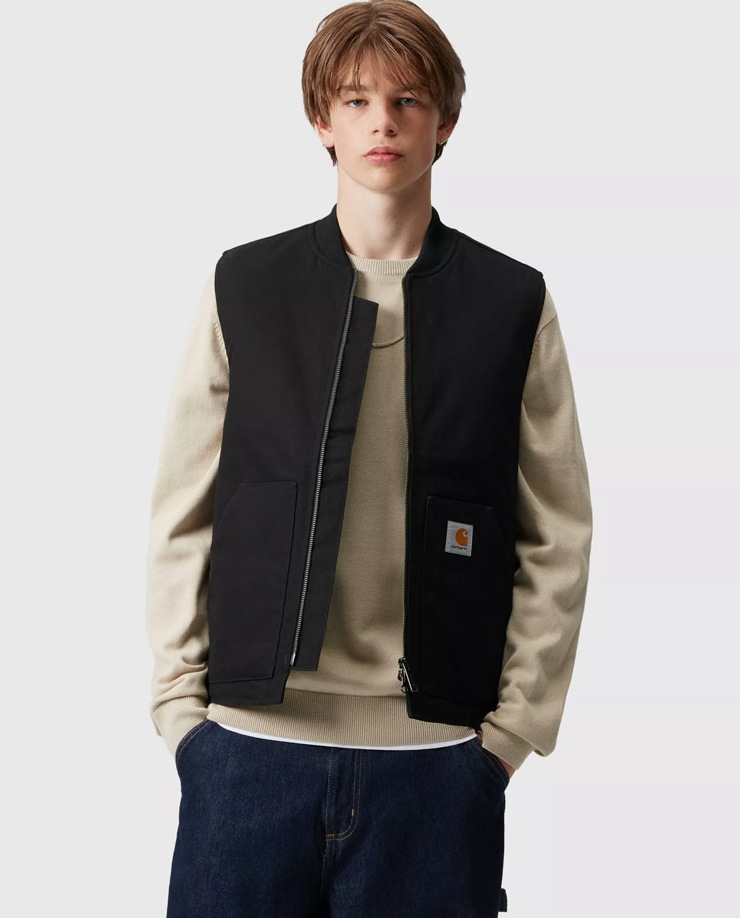 Carhartt WIP - Classic Vest - Black Rigid | FallenFront NZ