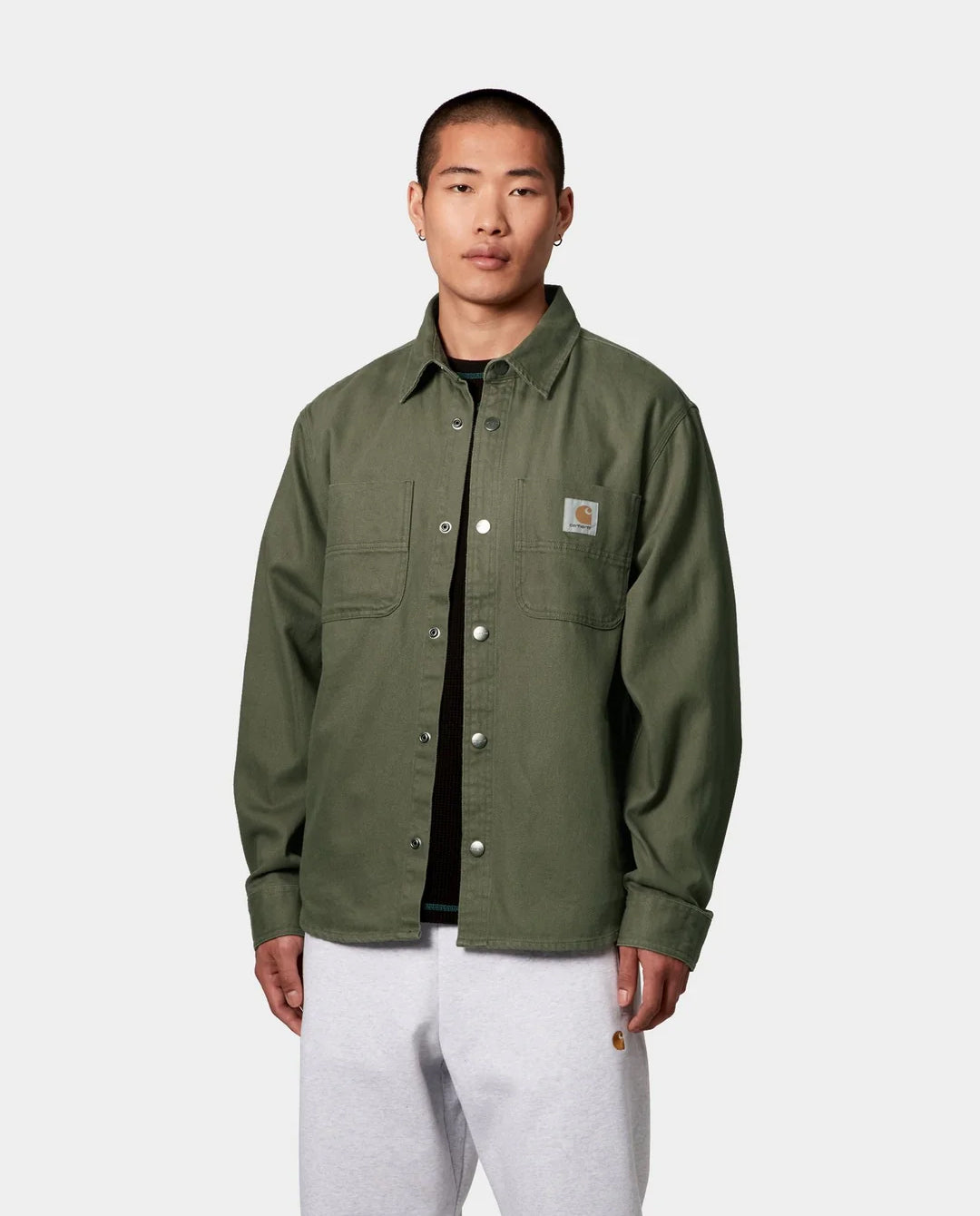 Carhartt WIP - Crawford Shirt Jac - Dollar Green Shirts Carhartt