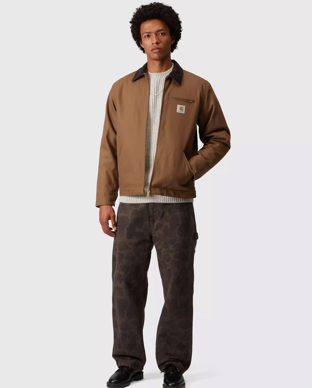 Carhartt WIP - Detroit Jacket - Hamilton Brown/Tobacco Rigid Jackets Carhartt