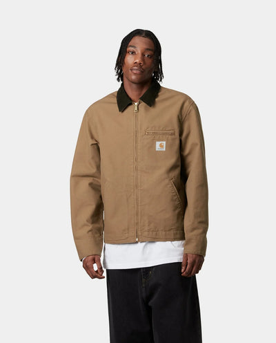 Carhartt WIP - Detroit Jacket - Hamilton Brown & Tobacco Rinsed Jackets Carhartt