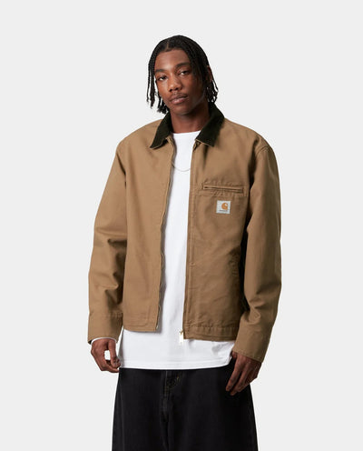 Carhartt WIP - Detroit Jacket - Hamilton Brown & Tobacco Rinsed Jackets Carhartt