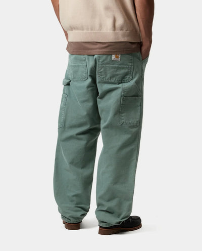 Carhartt WIP - Double Knee Pant - Silver Pine/Stone Canvas Pants Carhartt