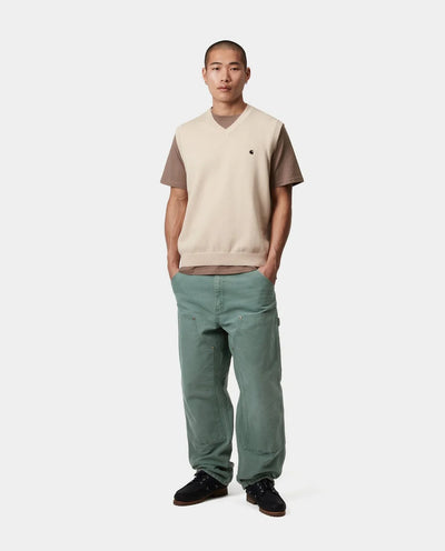 Carhartt WIP - Double Knee Pant - Silver Pine/Stone Canvas Pants Carhartt