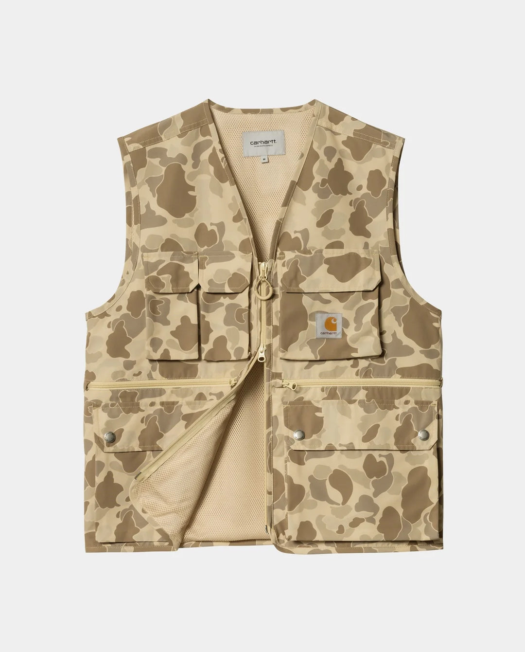 ジャケット・アウター 00s carhartt camouflage duck vest y2k Carhartt WIP - Irwin Vest - Camo Duck Desert | FallenFront