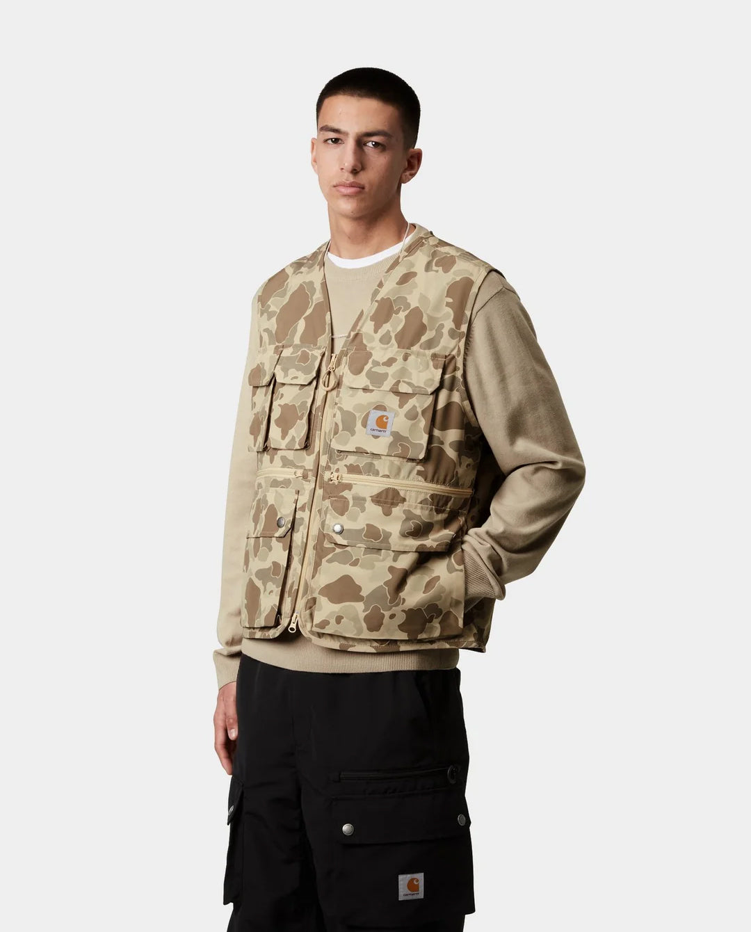 Carhartt WIP - Irwin Vest - Camo Duck Desert | FallenFront
