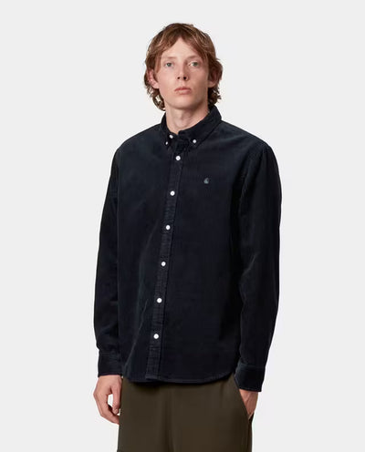 Carhartt WIP - L/S Madison Cord Shirt - Dark Navy Shirts Carhartt