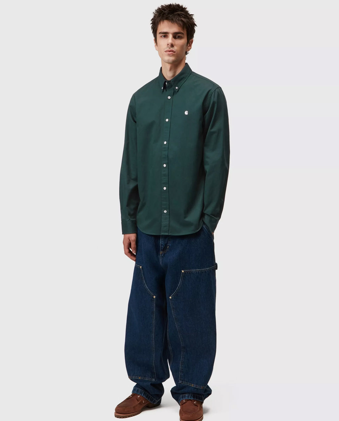 Carhartt WIP - L/S Madison Shirt - Dark Fir/Wax Shirts Carhartt