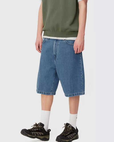 Carhartt WIP - Landon Short - Blue Heavy Stone Wash Shorts Carhartt