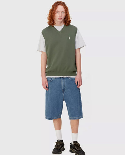 Carhartt WIP - Landon Short - Blue Heavy Stone Wash Shorts Carhartt