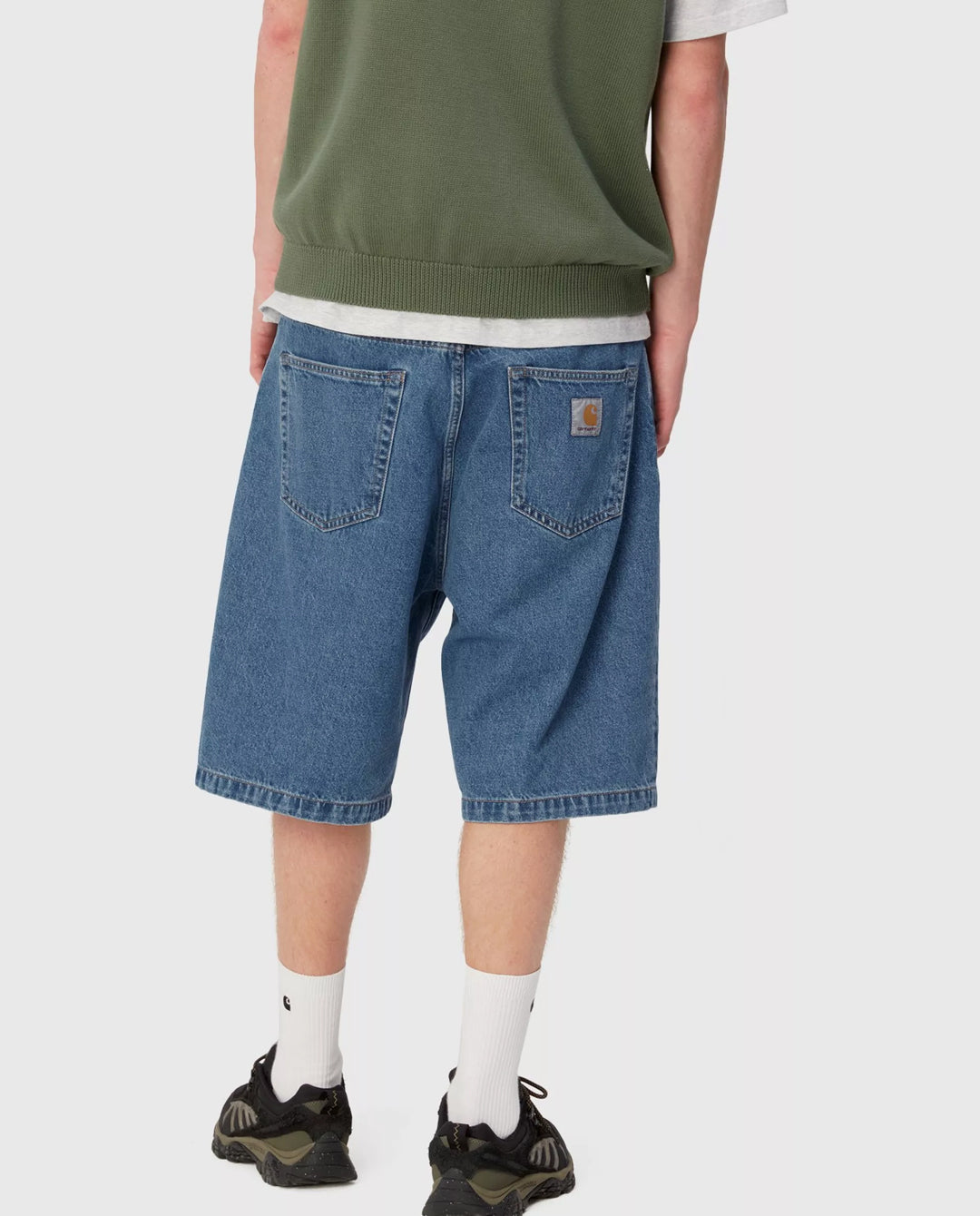 Carhartt WIP - Landon Short - Blue Heavy Stone Wash Shorts Carhartt
