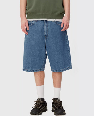Carhartt WIP - Landon Short - Blue Heavy Stone Wash Shorts Carhartt