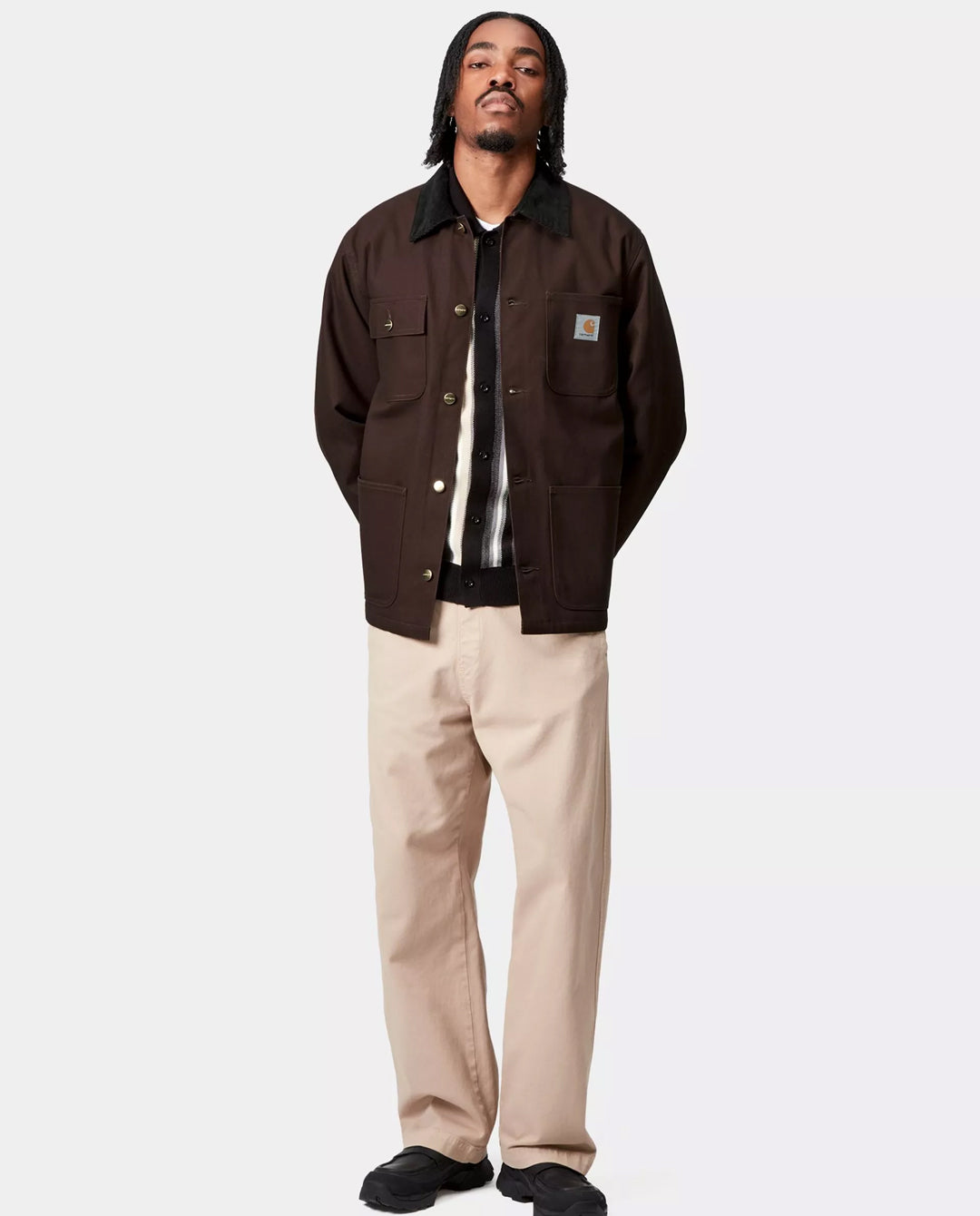 Carhartt WIP - Michigan Coat - Tobacco/Black Rigid Jackets Carhartt