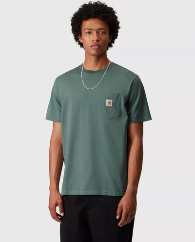 Carhartt WIP - Pocket T-Shirt - Silver Pine T-Shirts Carhartt