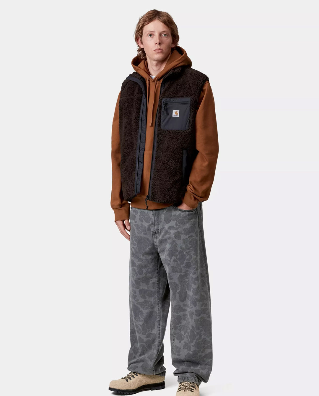トップス Carhartt WIP Prentis Vest Liner S Carhartt WIP - Prentis Vest Liner - Palisander | FallenFront
