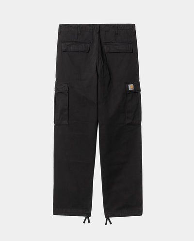Carhartt WIP - Regular Cargo Pant - Black Garment Dyed Pants Carhartt