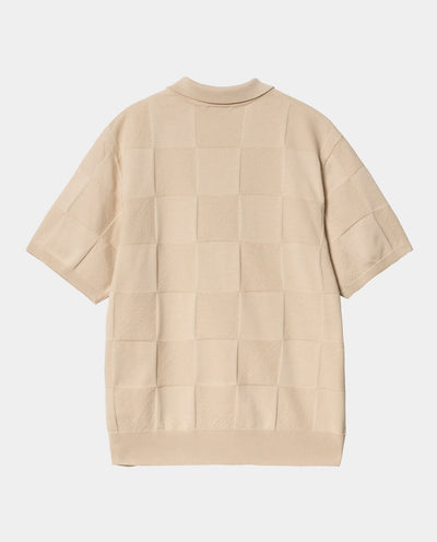 Carhartt WIP - S/S Checker Polo - Fleur De Sel Shirts Carhartt