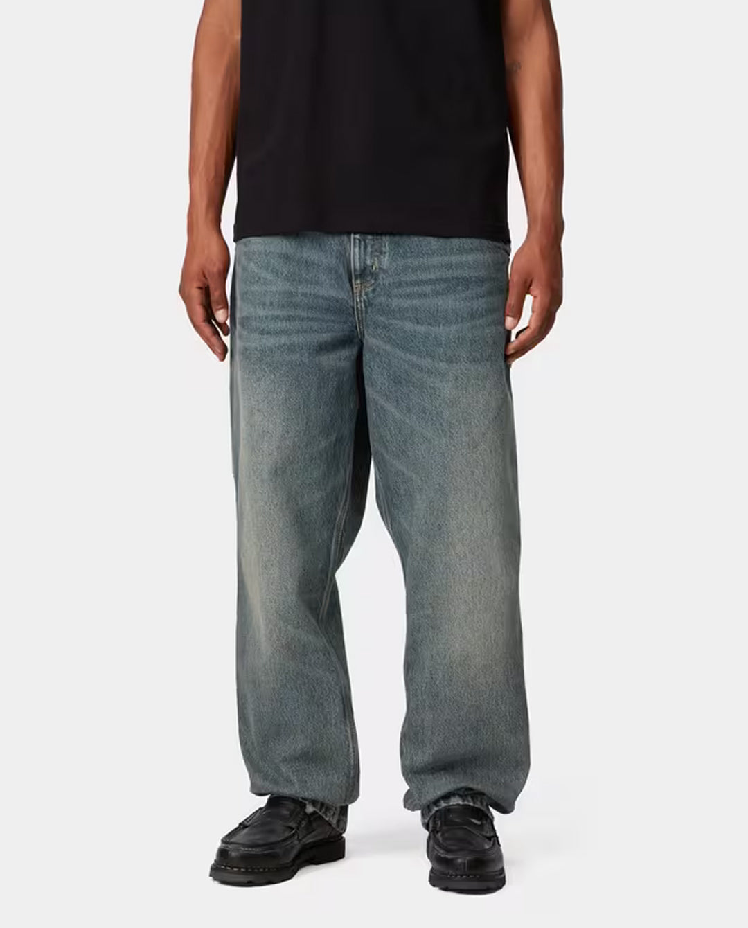 Carhartt WIP - Single Knee Pant - Blue Worn Used Wash