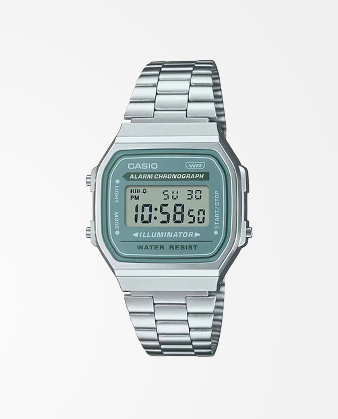 Casio - Vintage Digital A168WA-3A Watch - Green Watches Casio   