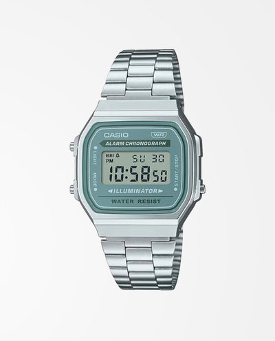 Casio - Vintage Digital A168WA-3A Watch - Green Watches Casio   