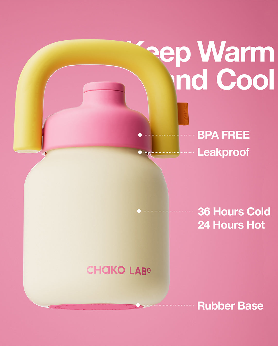 Chako Lab - Linlin Kettle Bottle - Souffle | FallenFront NZ