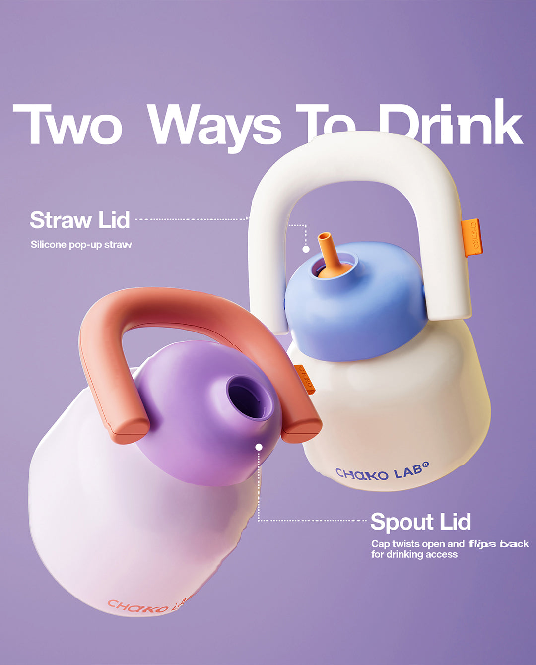 Chako Lab - Linlin Kettle Bottle - Purple | FallenFront NZ