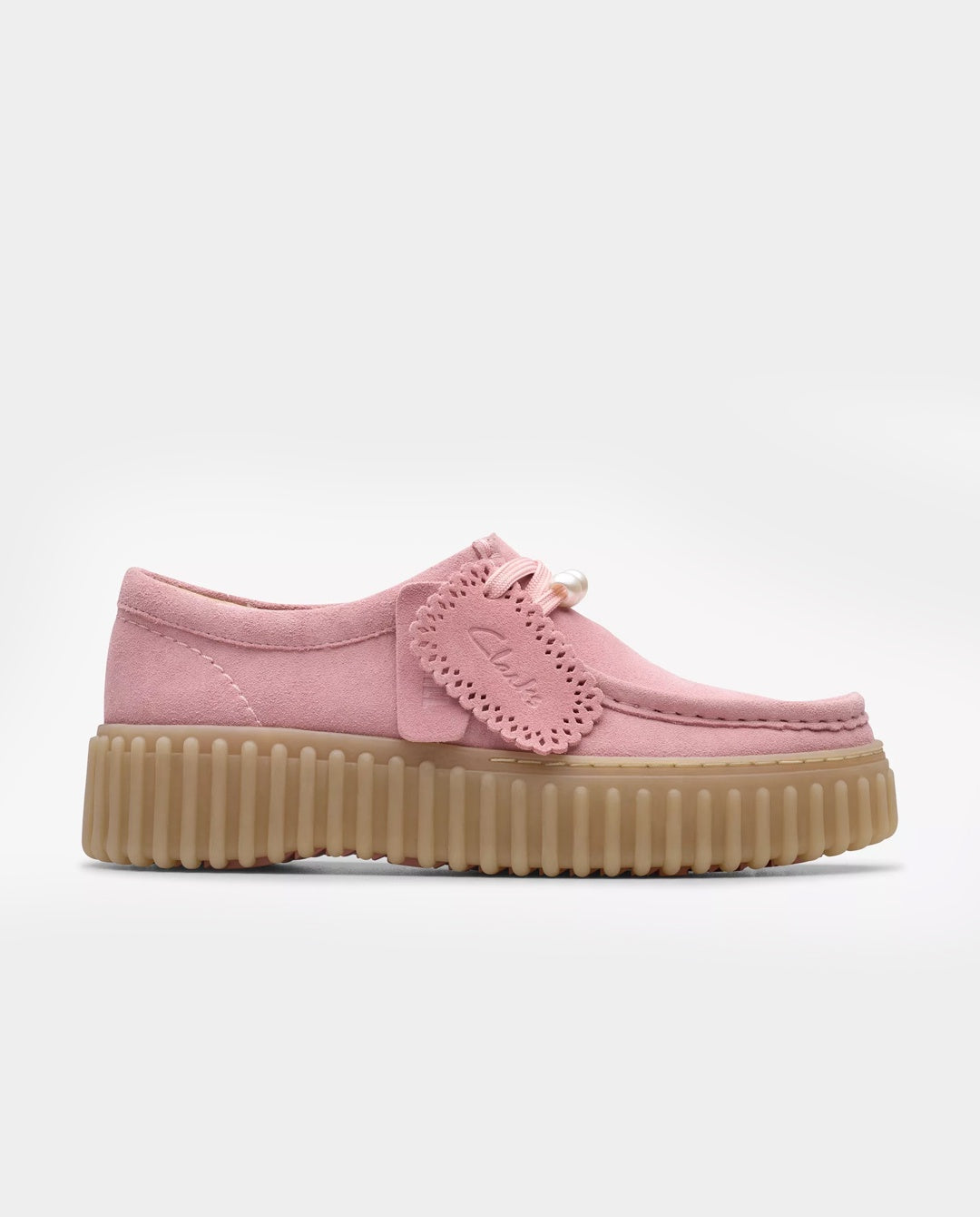 Clarks Originals - Womens Torhill Bee Shoe - Dusty Rose Suede