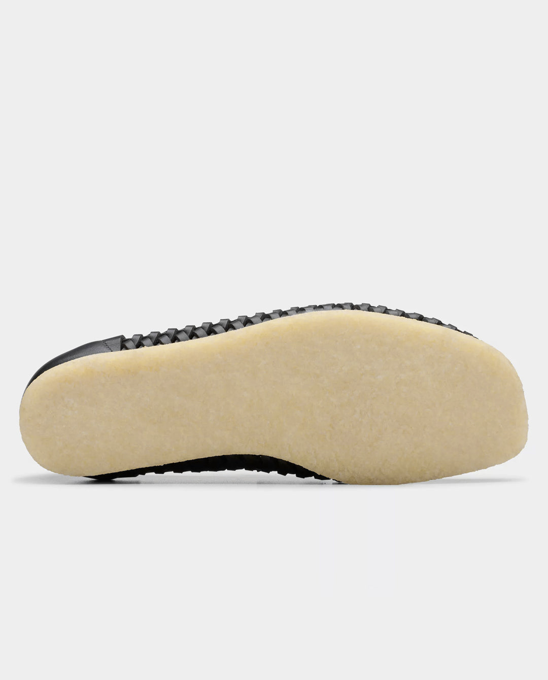 Clarks Originals - Wallabee Penny Weave Shoe - Black Leather Shoes Clarks