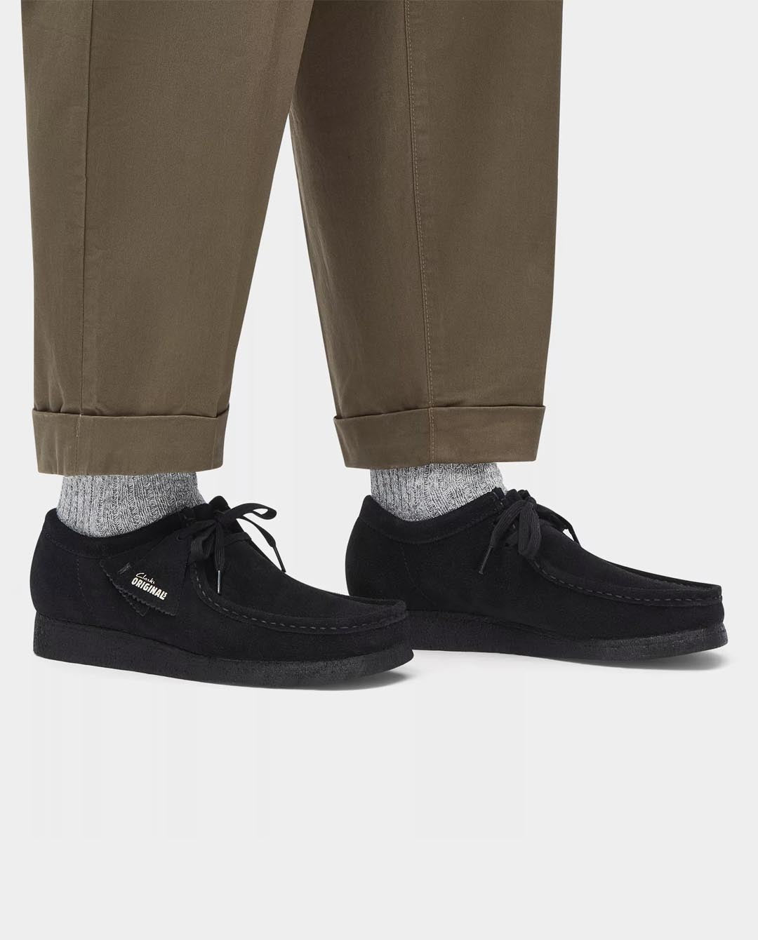 Clarks Originals Wallabee Shoe in Black | FallenFront NZ