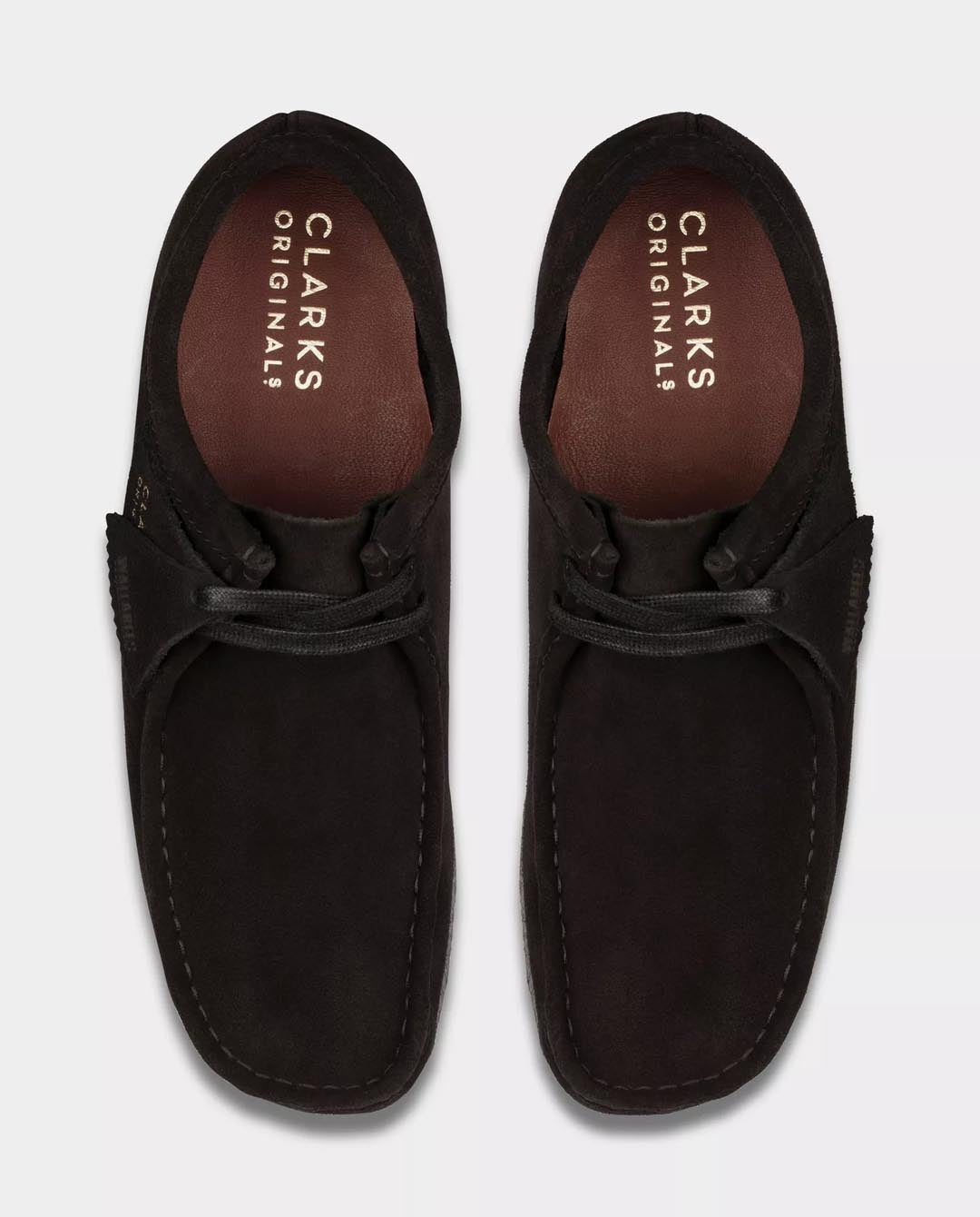 か*ら様 ClarksOriginals Wallabee Black Sued Clarks Originals Wallabee Shoe in Black | FallenFront NZ