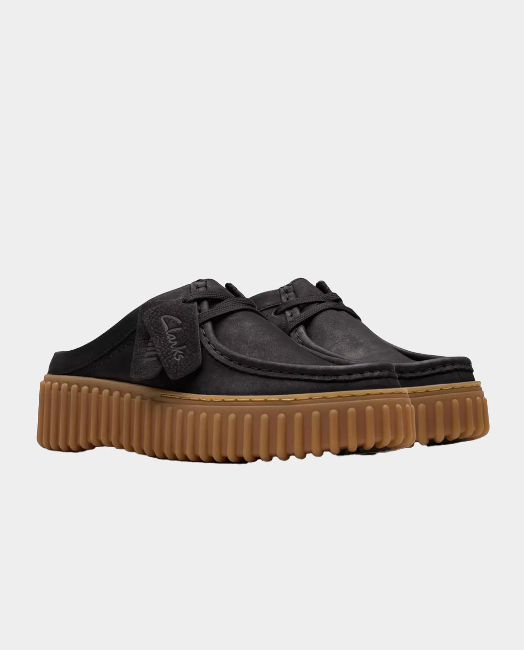 Clarks Originals - Women’s Torhill Mule - Black Nubuck Shoes Clarks