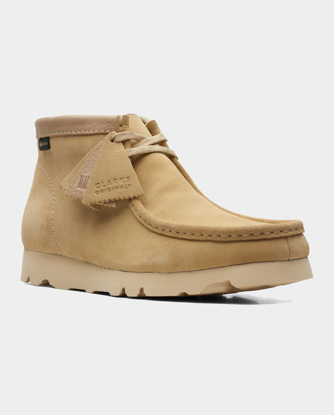 Clarks - Gore-Tex Wallabee Boot - Maple Suede | FallenFront