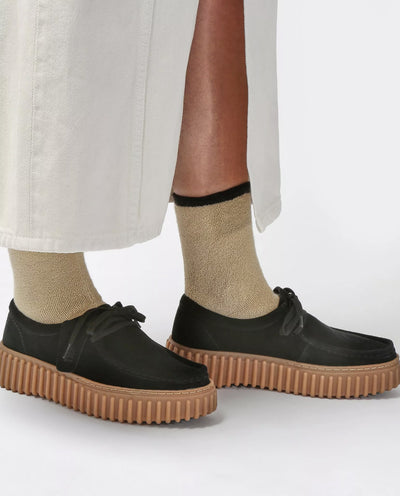 Clarks Originals - Women’s Torhill Bee - Black Suede Shoes Clarks