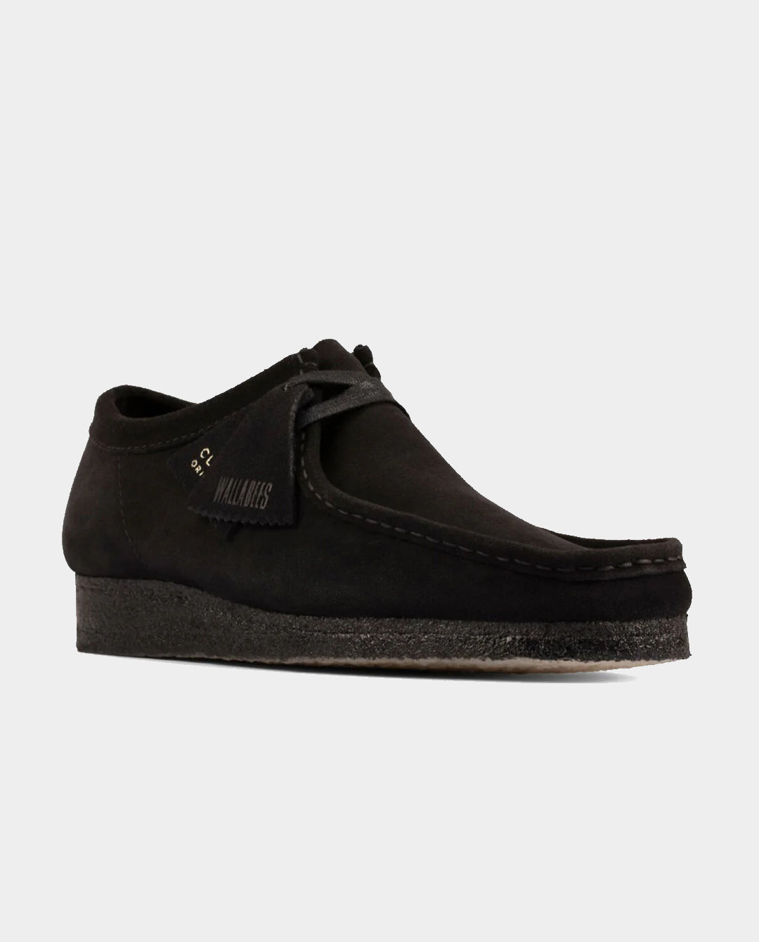 Clarks Originals - Women's Wallabee Shoe - Black Suede