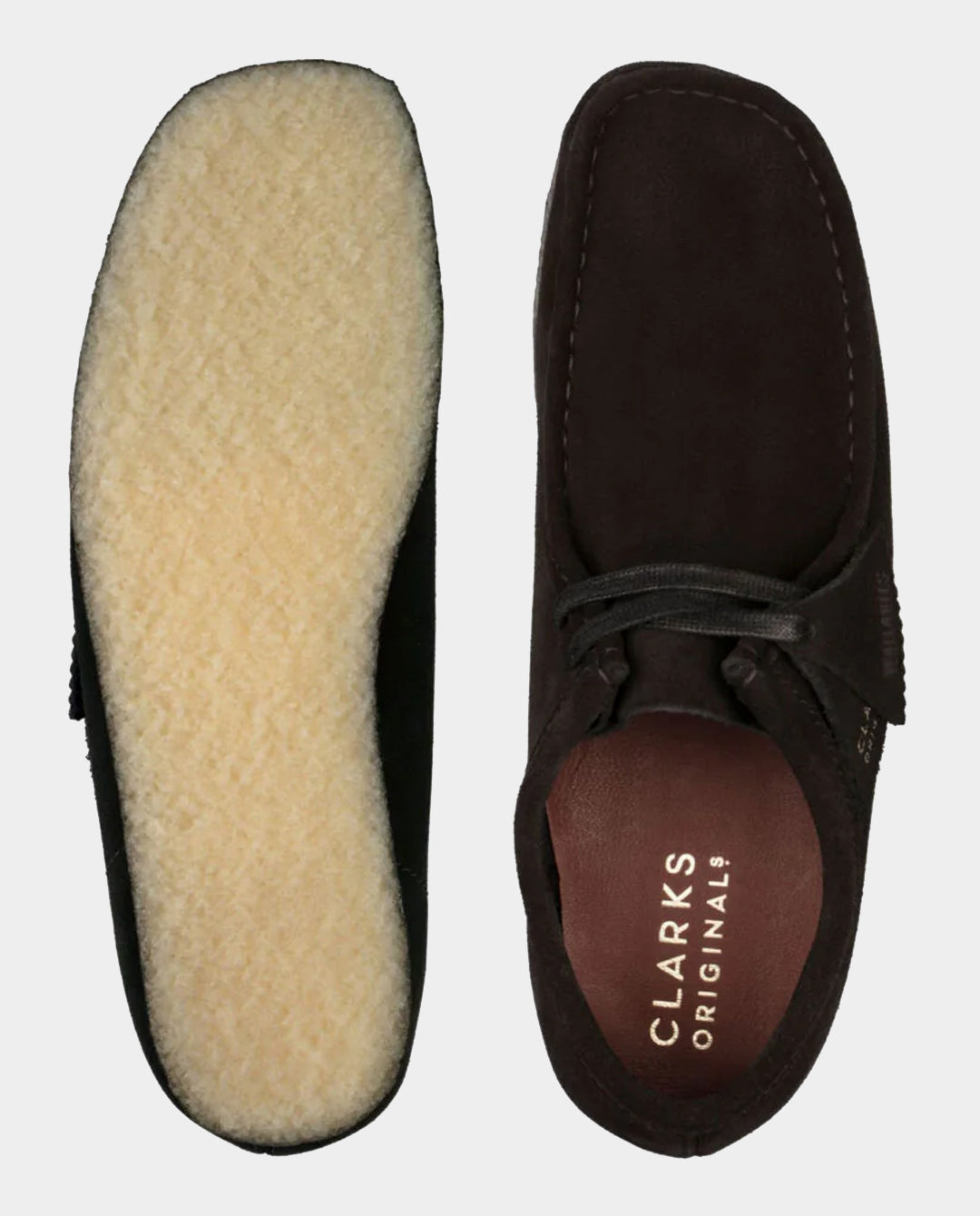 Clarks Originals - Women's Wallabee Shoe - Black Suede