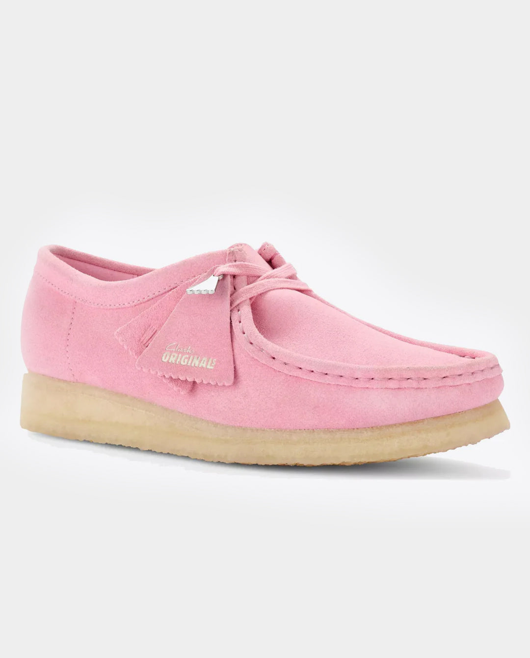 Clarks Originals - Wallabee Shoe - Candy Pink | FallenFront