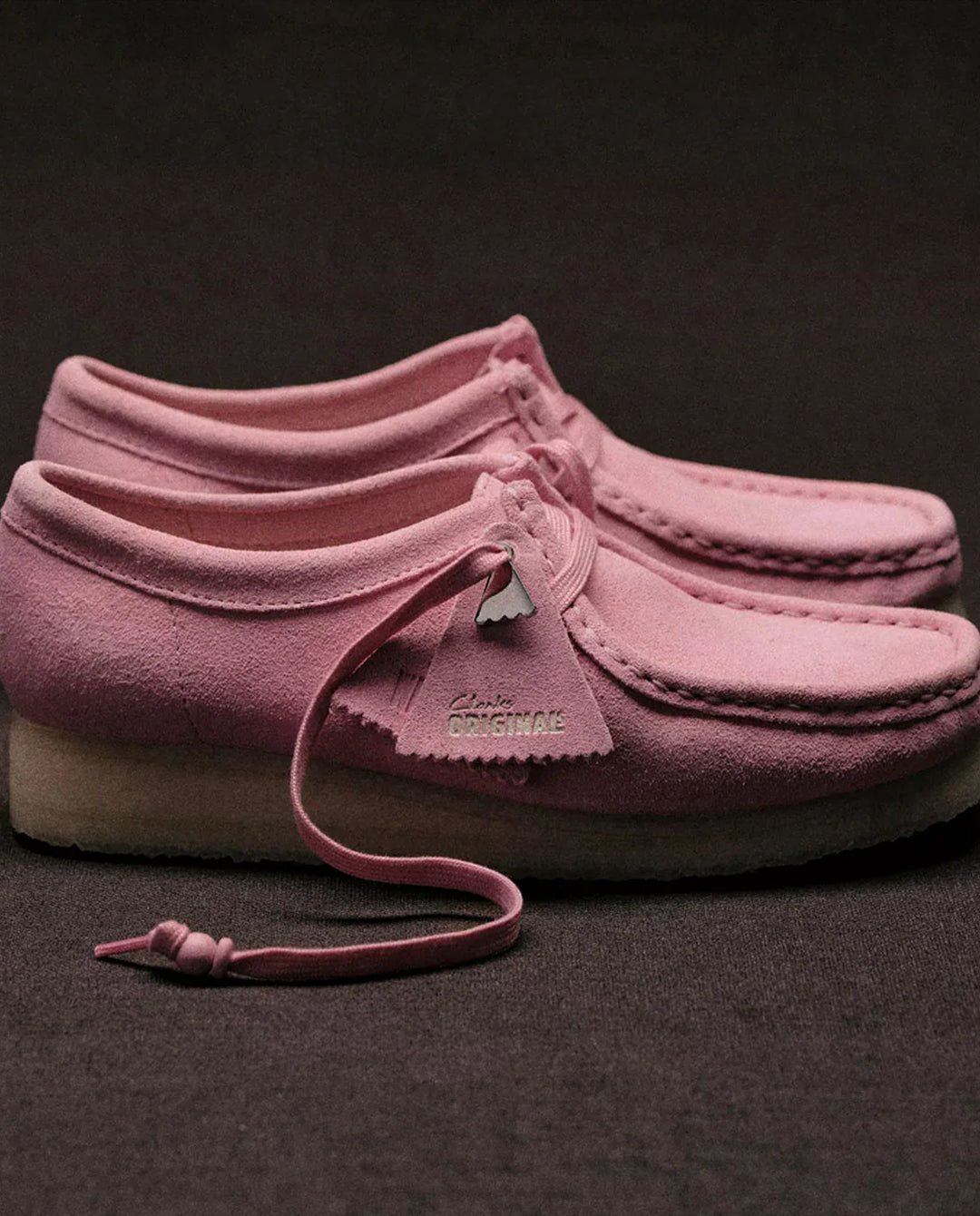 Clarks Originals - Wallabee Shoe - Candy Pink | FallenFront