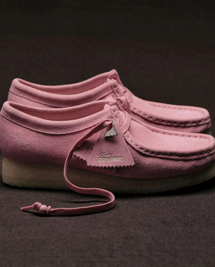 Clarks Originals - Wallabee Shoe - Candy Pink | FallenFront