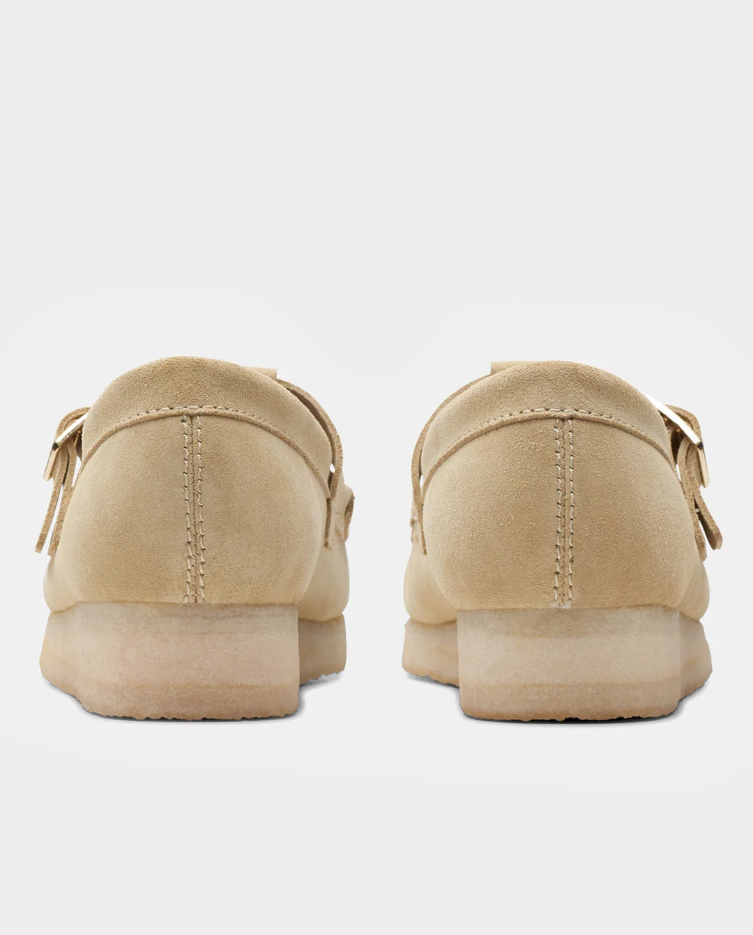 Clarks Originals - Womens Wallabee T-Bar Shoe - Maple Suede