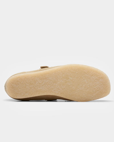 Clarks Originals - Womens Wallabee T-Bar Shoe - Maple Suede