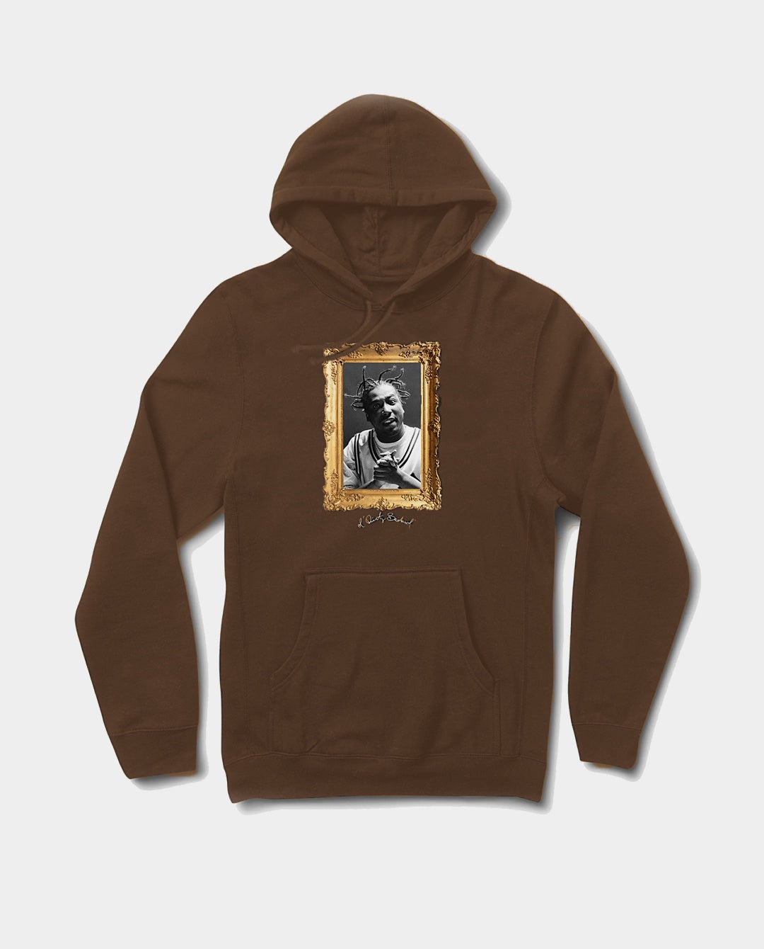 Color Bars X ODB - Portrait Hoodie - Chocolate Hoodies Color Bars