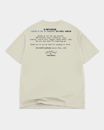 Color Bars X ODB - CD T-Shirt - Off White T-Shirts Color Bars