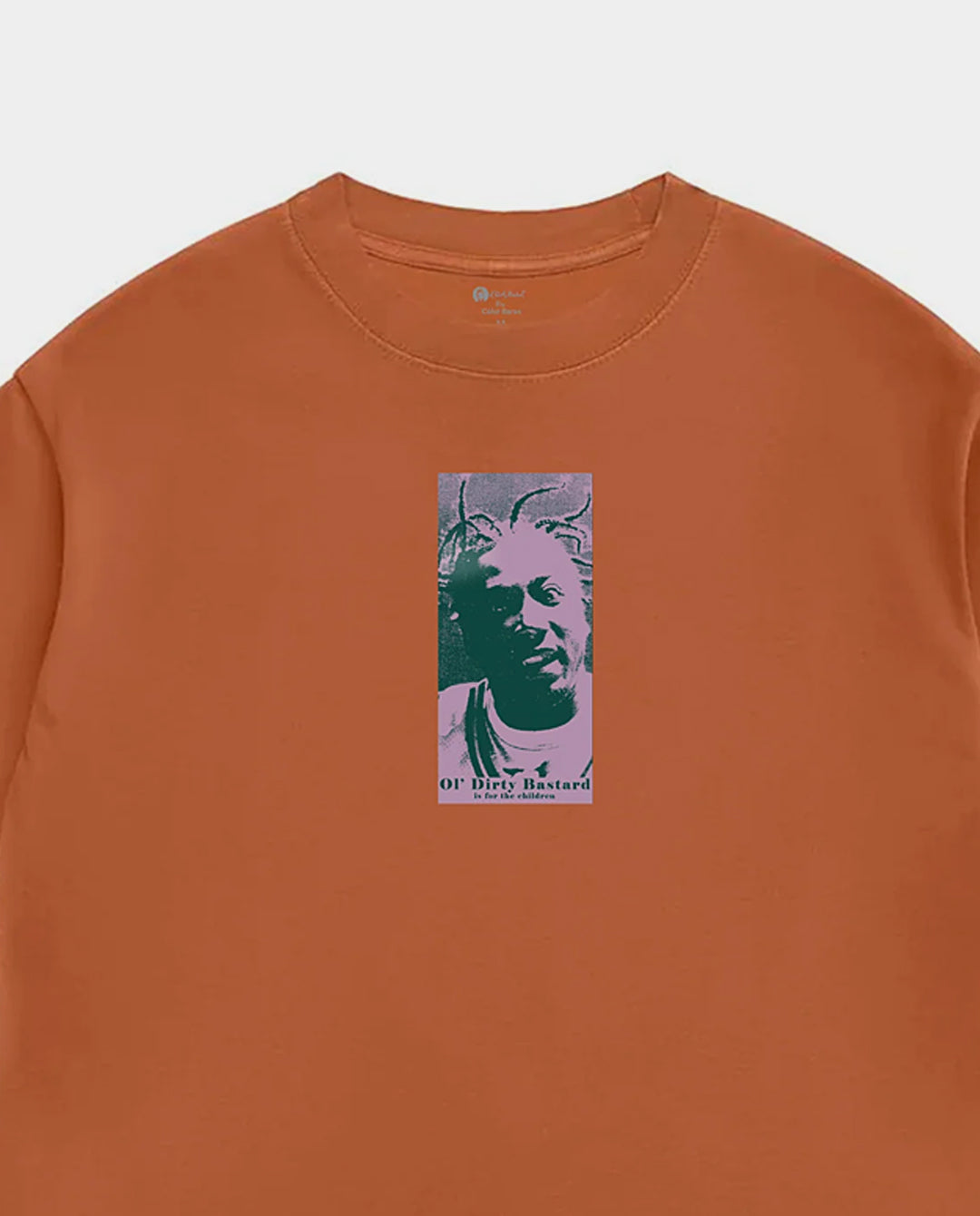 Color Bars X ODB - For The Children T-Shirt - Rust T-Shirts Color Bars
