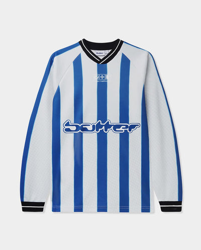 Butter Goods - Corrosive LS Football Jersey - White T-Shirts Butter Goods   