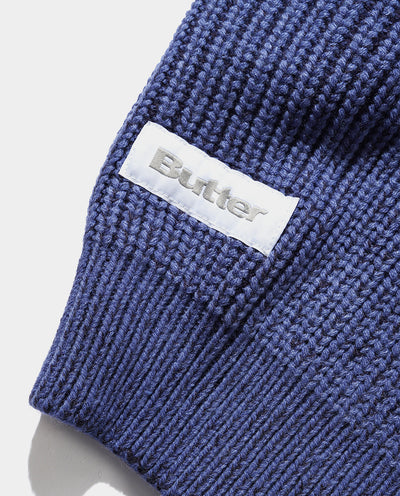 Butter Goods - Drain Knit Sweater - Midnight Crewneck Butter Goods