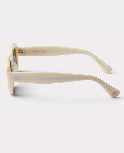 Epokhe - Dune Sunglasses - Ivory Polished Sunglasses Epokhe   