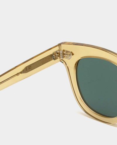 Epokhe - Dylan Sunglasses - Citrine Polished/Green Sunglasses Epokhe   
