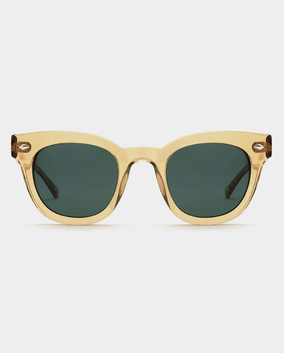Epokhe - Dylan Sunglasses - Citrine Polished/Green Sunglasses Epokhe   