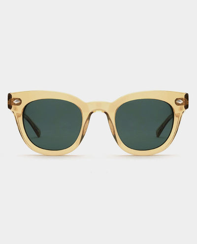 Epokhe - Dylan Sunglasses - Citrine Polished/Green Sunglasses Epokhe   