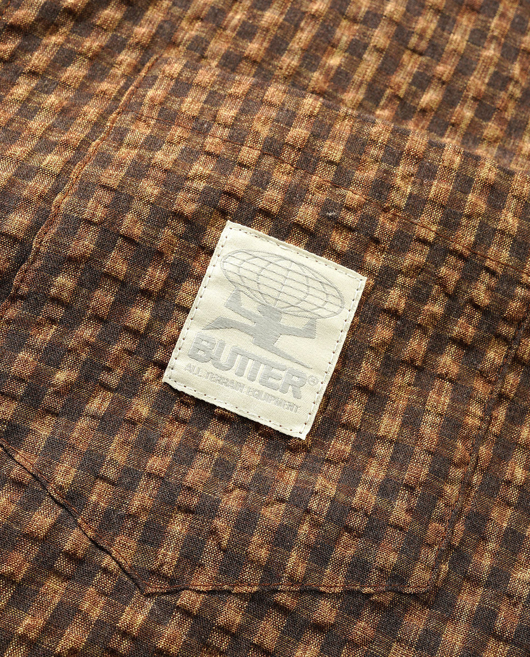 Butter Goods - Equipment Short Sleeve Shirt - Brown Shirts Butter Goods